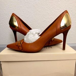 Lauren Ralph Lauren Kristen Vachetta Leather Pump Size 11